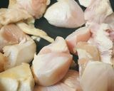 煮込10分●鶏肉とかぼちゃのあまから煮作り方1写真