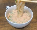 すぐでき✨ピリ辛豆乳春雨スープ作り方4写真