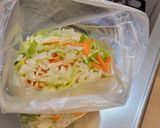 冷凍保存に便利な♪レンジで蒸しキャベツ作り方1写真