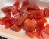 マグロとアボカドのわさび醤油和え作り方2写真
