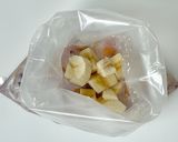 防災レシピ🍲湯煎で作る🍌あんぱんバナナ粥作り方3写真