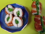 ちくわに青菜
