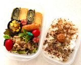 一度で作る♪海苔ハーフ卵焼き(お弁当)作り方8写真