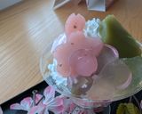 ひな祭りの菱餅風パフェ作り方7写真