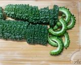 簡単ゴーヤと豚バラ肉のきんぴら作り方1写真
