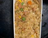 全てレンジ洋風万能梅トマト味炒飯弁当作り方13写真