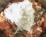サクっと！ふんわり♡唐揚げ風 豚こま焼き作り方2写真