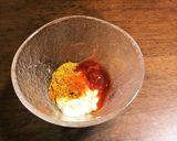 ズボラさんに！カレー風味ドレッシング作り方1写真
