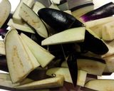 【子育て中華】マーボー茄子風作り方1写真