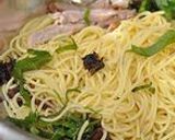 梅の和風スパゲティー♪長芋ソース作り方4写真