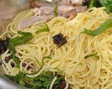 梅の和風スパゲティー♪長芋ソース作り方4写真