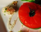 トマトサラダ　クリームチーズドレッシング作り方5写真