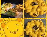 かぼちゃ餡入り♡プーさんの3Dちぎりパン作り方9写真