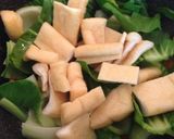 甘辛〜い☆きつねあげとお野菜のたいたん作り方6写真