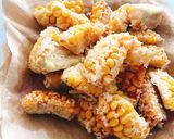甘い！醤油味のとうもろこし唐揚げ(動画有作り方7写真