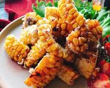甘い！醤油味のとうもろこし唐揚げ(動画有作り方9写真