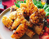 甘い！醤油味のとうもろこし唐揚げ(動画有作り方9写真