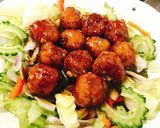 ⭐️ヘルシーで美味しい鶏の甘酢あん肉団子作り方6写真