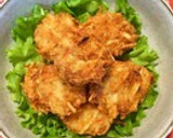おひとりさまの豚小間とじゃが芋でカツレツ作り方6写真