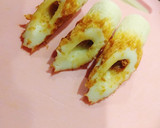 のり弁っぽい♡おかかin竹輪磯辺揚げ♡作り方3写真