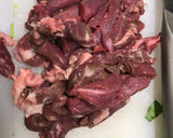 空心菜と牛肉の中華風黒酢炒め作り方2写真