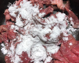 空心菜と牛肉の中華風黒酢炒め作り方3写真