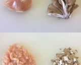 鶏の胸肉と舞茸の味ご飯☆おにぎり作り方1写真