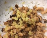 鶏の胸肉と舞茸の味ご飯☆おにぎり作り方5写真
