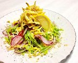 水菜と玉ねぎのサラダ〜カリカリ油揚げ乗せ作り方3写真