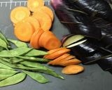 カラフル野菜の揚げ甘酢浸し作り方2写真