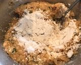 大葉と椎茸入り鶏つくね ナスとオクラ添え作り方2写真