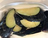 大葉と椎茸入り鶏つくね ナスとオクラ添え作り方6写真