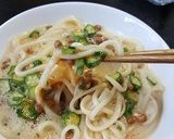 納豆とオクラの冷たい和えうどん作り方9写真