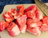 アメリカで作る★リブロースのひとくち角煮作り方3写真