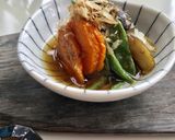 カラフル野菜！追い鰹の揚げ浸し作り方5写真