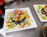 見た目華やか絶品野菜沢山鮭花散らし寿司作り方53写真