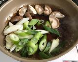 牛しゃぶしゃぶ肉で肉豆腐作り方6写真