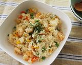 レンジで簡単　カレーピラフ作り方7写真