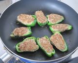 ピーマンのしぼり出し肉詰め作り方7写真