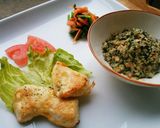 犬ご飯　鶏胸肉のピカタ作り方8写真