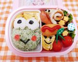 キャラ弁に♪　カエルさんのお弁当作り方1写真