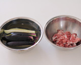 蒸し豚茄子の中華だれそうめん作り方1写真