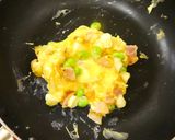 枝豆ベーコンチーズ卵☆スクランブルエッグ作り方9写真