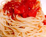 簡単!冷製トマトパスタ作り方4写真