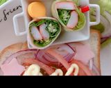 お好きな野菜でサラダロール♡お弁当作り方8写真