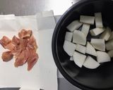 圧力鍋で簡単＊鶏大根の塩レモン煮作り方1写真