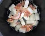 圧力鍋で簡単＊鶏大根の塩レモン煮作り方2写真