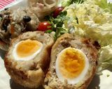ゴロッと丸々ゆで卵！爆弾コロッケ作り方9写真