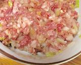 こってりもちもち牛豚肉玉ねぎレタス餃子作り方2写真