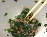 ネバネバ～！おかわかめと納豆のおかか和え作り方3写真